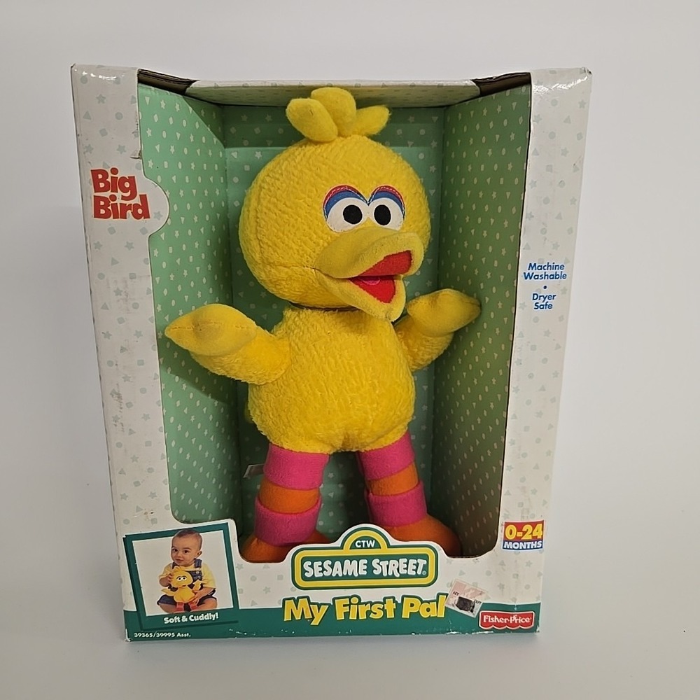 Big Bird My First Pal Sesame Street Fisher Price Vintage 1998‎ Tyco 0-24 Months